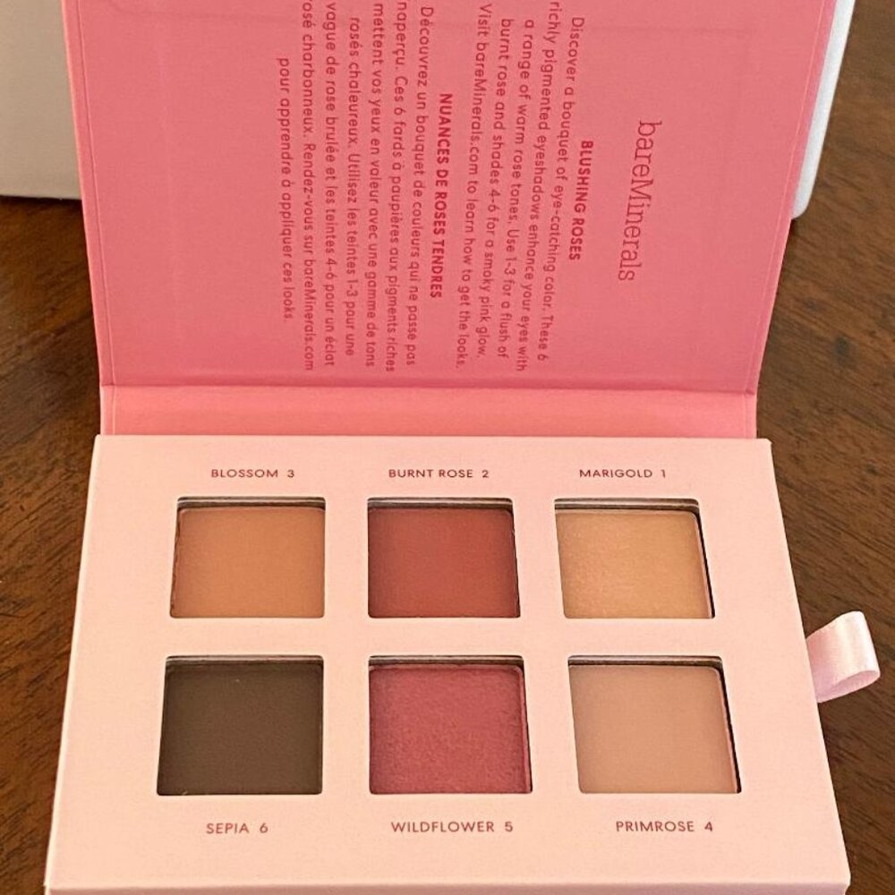 NWT Bare Minerals Mineralist Eyeshadow Palette in Rosewood